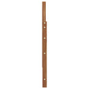 Armlæn 2 pcs Brun 79 x 4 x 73 cm Konstrueret træ