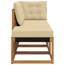 3 stk. Udendørs modulsofa enheder Naturlig og Beige