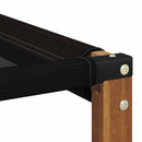 2 Stk Udendørs Mellem Sofa Massiv akacietræ og Textilene