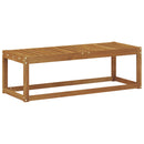 Udendørs Skammel Bænk Naturfarvet 115 x 43 x 37 cm
