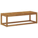 Udendørs Skammel Bænk Naturfarvet 115 x 43 x 37 cm
