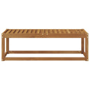 Udendørs Skammel Bænk Naturfarvet 115 x 43 x 37 cm