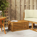 Udendørs Skammel Bænk Naturfarvet 79 x 43 x 37 cm