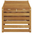 Udendørs Skammel Bænk Naturfarvet 79 x 43 x 37 cm
