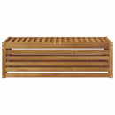 Udendørs Skammel Bænk Naturfarvet 115 x 43 x 37 cm