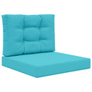 Udendørs Sofa Pude Polyester Turkis 60 x 60 x 8 cm