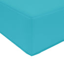 Udendørs Sædepude 100% polyester Turkis 111,5 x 40 x 8 cm