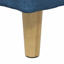 Ottoman med Opbevaring Blå 60 x 60 x 45 cm Stof