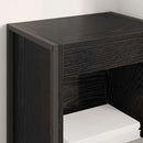 Bogskab Sort eg 40 x 30 x 86,5 cm Konstrueret træ