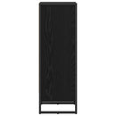 Bogskab Sort eg 40 x 30 x 86,5 cm Konstrueret træ