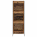 Bogskab Gammelt træ 40 x 30 x 121 cm Konstrueret træ