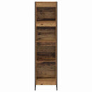 Bogskab Gammelt træ 40 x 30 x 155 cm Konstrueret træ