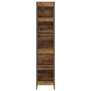 Bogskab Gammelt træ 40 x 30 x 189,5 cm Konstrueret træ