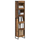 Bogskab Gammelt træ 40 x 30 x 189,5 cm Konstrueret træ