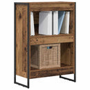 Bogskab Gammelt træ 60 x 30 x 86,5 cm Konstrueret træ