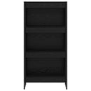 Bogskab Sort eg 60 x 30 x 121 cm Konstrueret træ