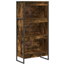 Bogskab Røget Eg 60 x 30 x 121 cm Konstrueret træ