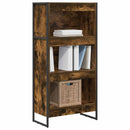 Bogskab Røget Eg 60 x 30 x 121 cm Konstrueret træ