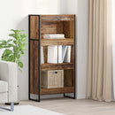Bogskab Gammelt træ 60 x 30 x 121 cm Konstrueret træ