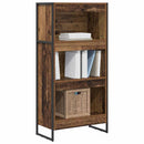 Bogskab Gammelt træ 60 x 30 x 121 cm Konstrueret træ