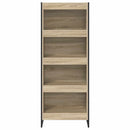Bogskab Sonoma 60 x 30 x 155 cm Konstrueret træ