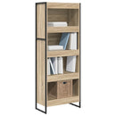 Bogskab Sonoma 60 x 30 x 155 cm Konstrueret træ