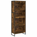 Bogskab Røget Eg 60 x 30 x 155 cm Konstrueret træ