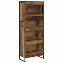 Bogskab Gammelt træ 60 x 30 x 155 cm Konstrueret træ