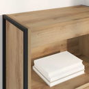 Bogskab Artisan eg 60 x 30 x 155 cm Konstrueret træ