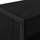 Bogskab Sort eg 80 x 30 x 86,5 cm Konstrueret træ