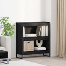 Bogskab Sort eg 80 x 30 x 86,5 cm Konstrueret træ