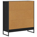 Bogskab Sort eg 80 x 30 x 86,5 cm Konstrueret træ