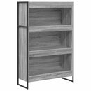 Bogskab Grå Sonoma 80 x 30 x 121 cm Konstrueret træ