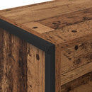 Bogskab Gammelt træ 80 x 30 x 121 cm Konstrueret træ