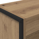 Bogskab Artisan eg 80 x 30 x 121 cm Konstrueret træ