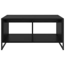 Sofabord Sort eg 80 x 50 x 40 cm Konstrueret træ