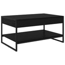Sofabord Sort eg 80 x 50 x 40 cm Konstrueret træ