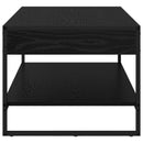 Sofabord Sort eg 80 x 50 x 40 cm Konstrueret træ