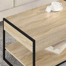 Sofabord Sonoma 80 x 50 x 40 cm Konstrueret træ