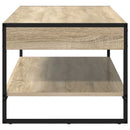 Sofabord Sonoma 80 x 50 x 40 cm Konstrueret træ