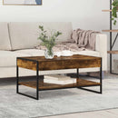 Sofabord Røget Eg 80 x 50 x 40 cm Konstrueret træ