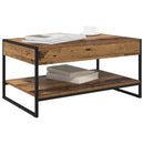 Sofabord Gammelt træ 80 x 50 x 40 cm Konstrueret træ