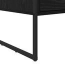 Sofabord med skuffe Sort eg 100 x 46 x 40 cm Konstrueret træ