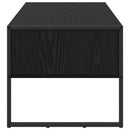 Sofabord med skuffe Sort eg 100 x 46 x 40 cm Konstrueret træ