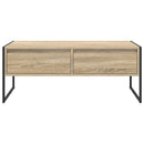 Sofabord med skuffe Sonoma 100 x 46 x 40 cm Konstrueret træ