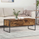 Sofabord med skuffe Røget Eg 100 x 46 x 40 cm Konstrueret træ