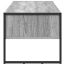 Sofabord med skuffe Grå Sonoma 100 x 46 x 40 cm Konstrueret træ
