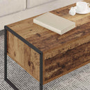 Sofabord Gammelt træ 100 x 46 x 40 cm Konstrueret træ