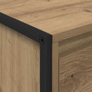 Sofabord med skuffe Artisan eg 100 x 46 x 40 cm Konstrueret træ