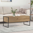 Sofabord med skuffe Artisan eg 100 x 46 x 40 cm Konstrueret træ